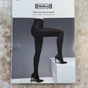 Wolford Classic Black Opaque Tights